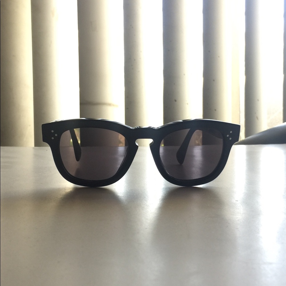 Celine Authentic Black Round Sunglasses - Picture 5 of 8